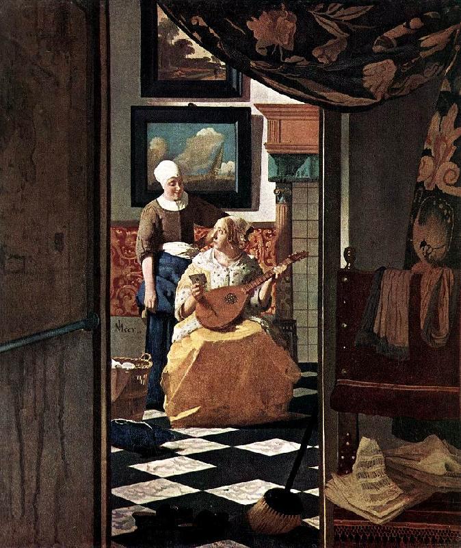 Jan Vermeer The Love Letter Sweden oil painting art